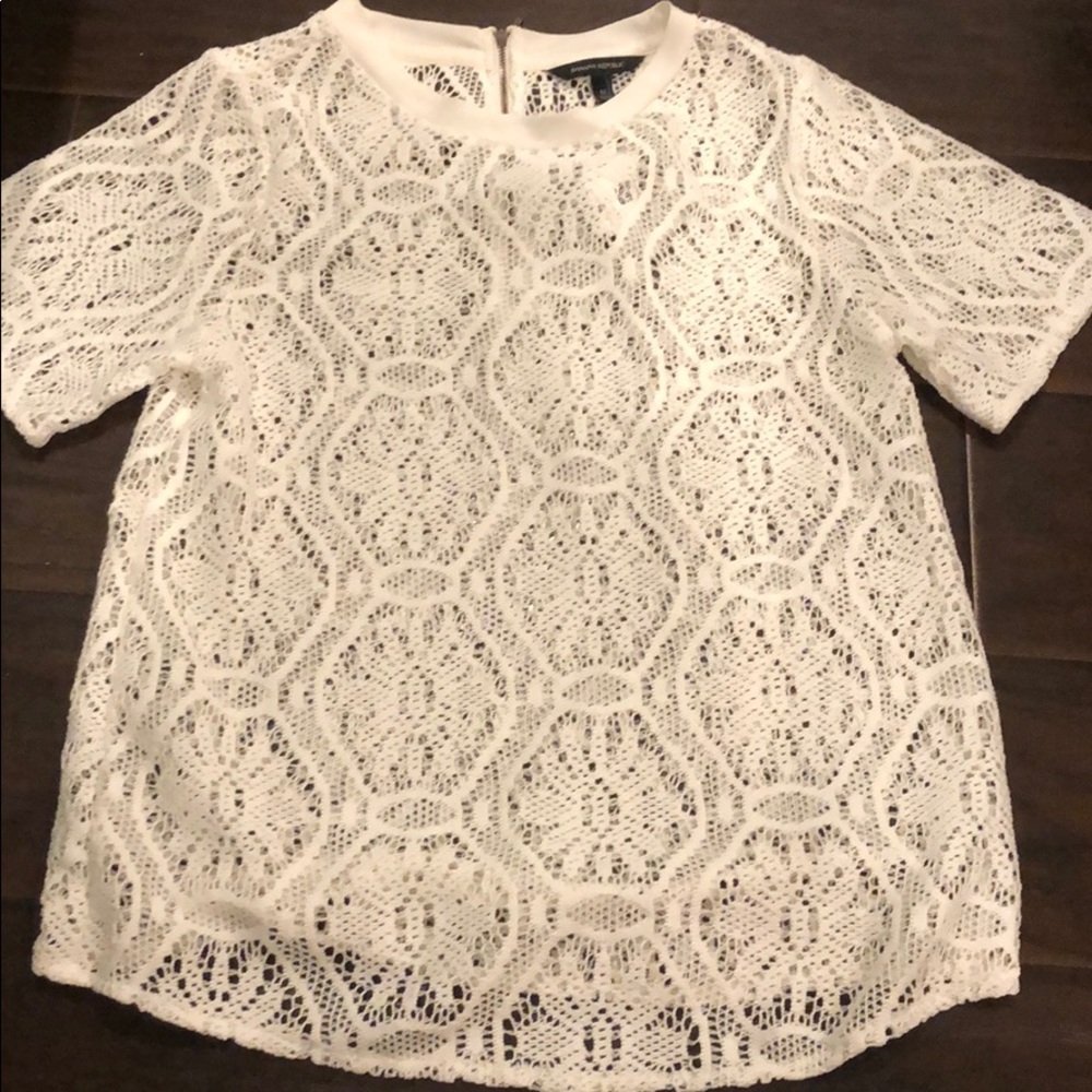 Banana republic lace top